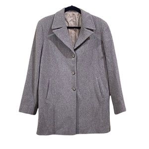 Mino Lombardi Wool Jacket Made in Italy Size 12